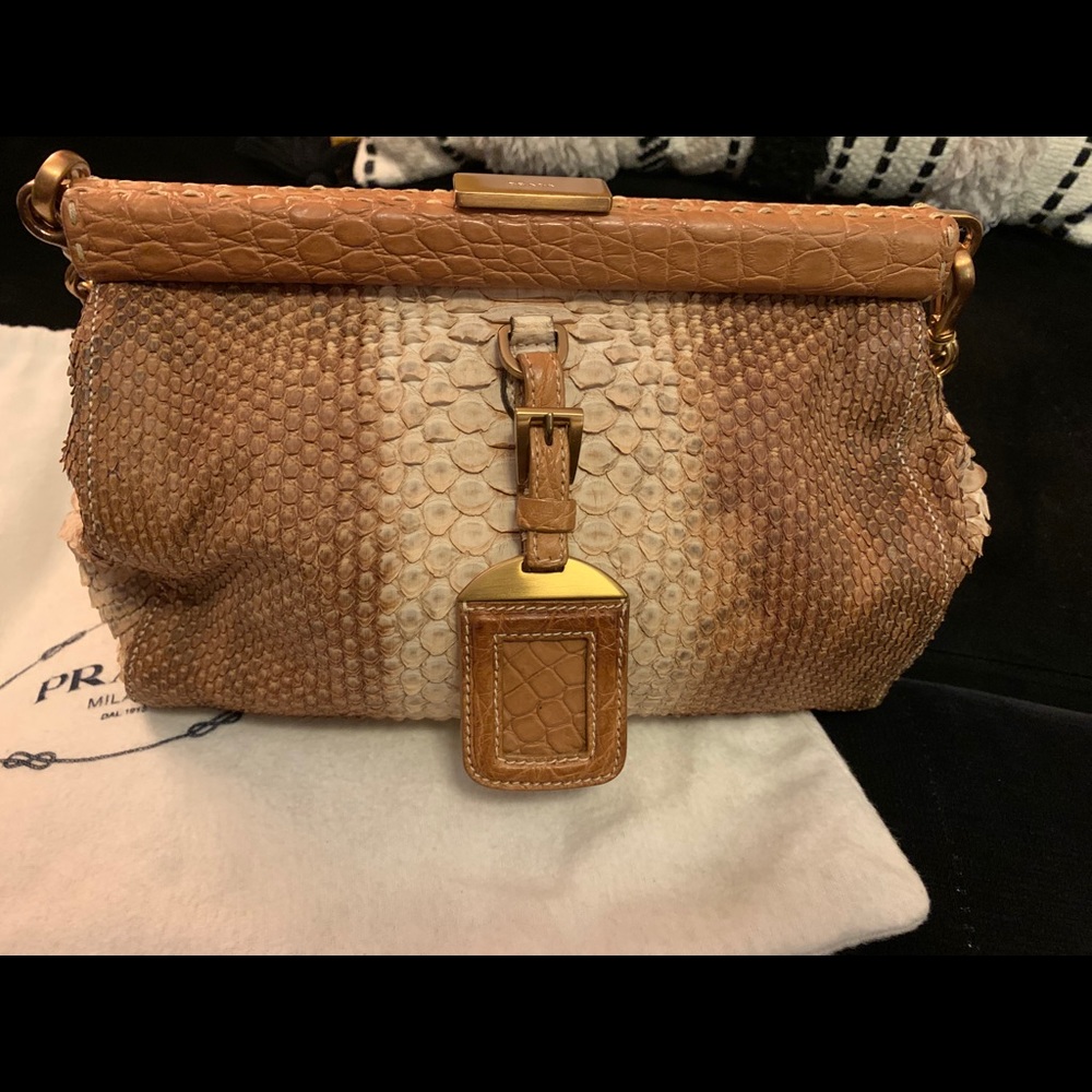 👜 PRADA PITONE CERNIERA BAG 👜 - Picture 10 of 16